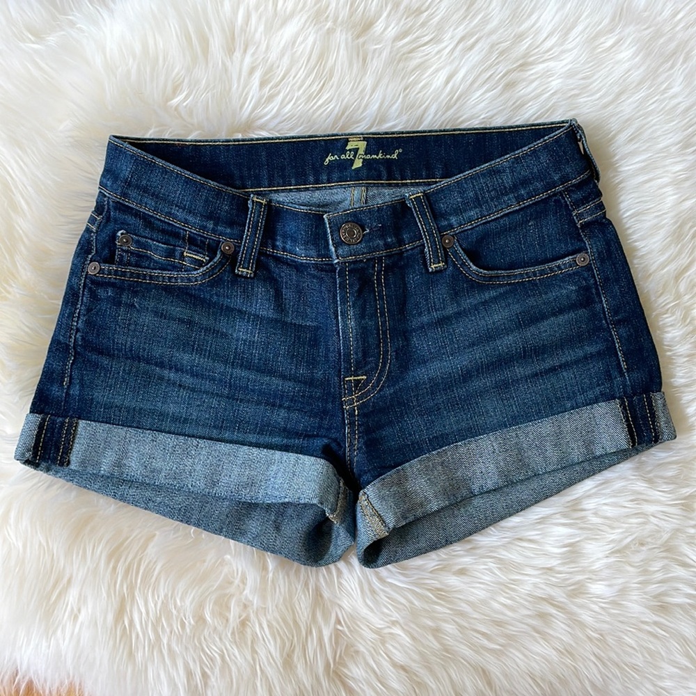 7 For All Man Kind - Denim Shorts